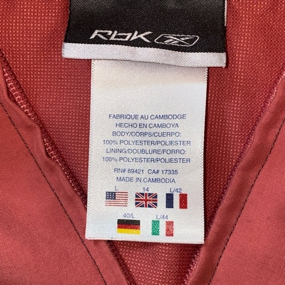 Reebok Women’s Full Zip Pink Hooded Windbreaker - Picture 3 of 4